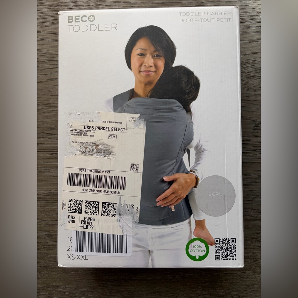 BECOTODDLER Ecru Toddler Carrier - Ecru